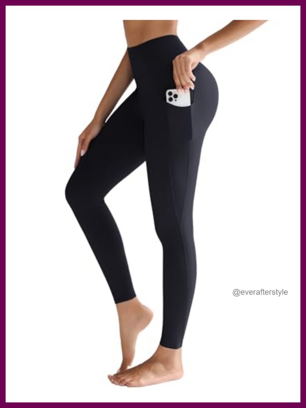 High Waist Yoga Leggings with Pockets Buttery Soft Workout Pants